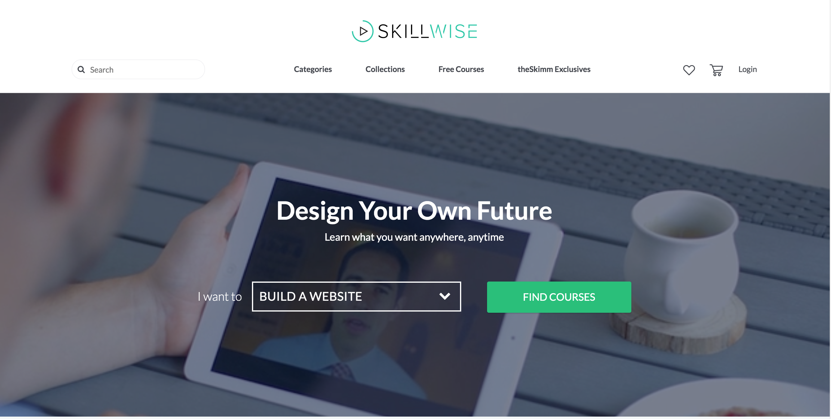 skillwise homepage